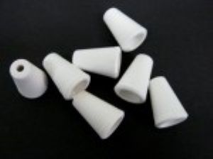 Zvonček za žaluzijo beli Plastični zvonček za vrvico žaluzije, beli